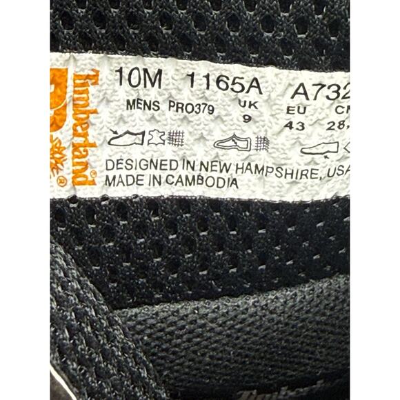 Timberland Pro Composite Toe MENS POLICE DUTY IN Black 1165A Size 10 main image 11